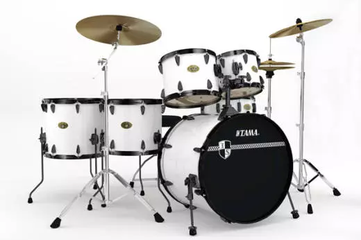 Imperialstar 6-Piece Drum Kit - Sugar White